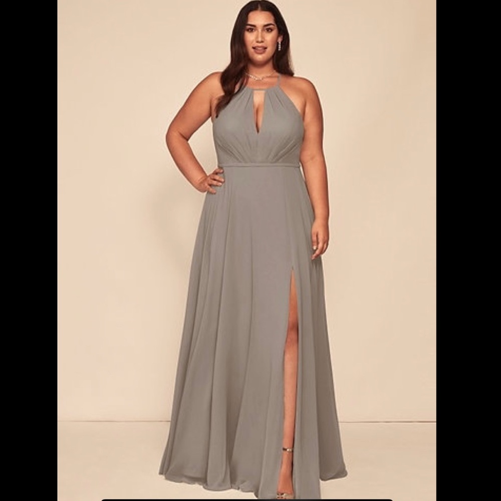 Azazie Evalleen - Taupe - Bridesmaid Dress